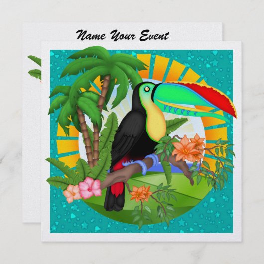 パラダイス - SRF 招待状 (正面/裏面)