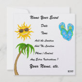 パラダイス – SRF 招待状 (裏面)