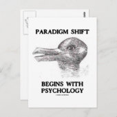 パラダイムシフトは心理学から始まる ポストカード (正面/裏面)