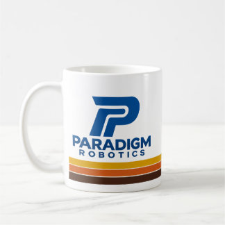パラダイム・ロボティクス レトロストライプ コーヒーマグ コーヒーマグカップ