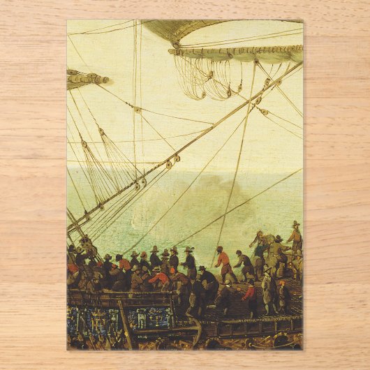 パラチン選挙人の上陸 アクリル招待状 (正面)