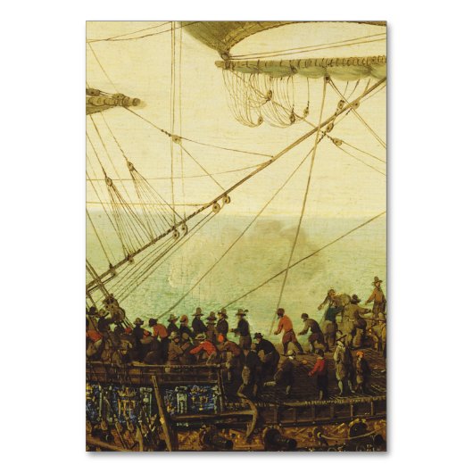 パラチン選挙人の上陸 テーブルナンバー (正面)