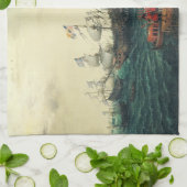 パラチン選挙区のマーガートで乗船 キッチンタオル (折り畳み)