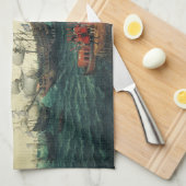 パラチン選挙区のマーガートで乗船 キッチンタオル (四つ折り)