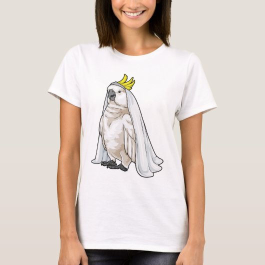 パラットの花嫁のヴェール ウェディング Tシャツ (正面)