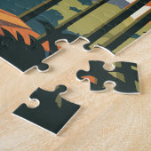 パラティブラジルトラベルアートヴィンテージ ジグソーパズル (側面)