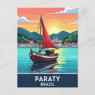 パラティブラジル旅行 ポストカード
