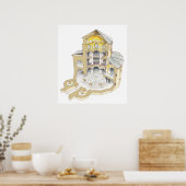 パラティン礼拝堂。アーヘン。ドイツ ポスター (キッチン)