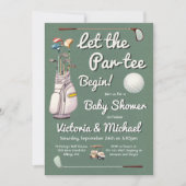 パラティーゴルフベビーシャワー 招待状 (正面)