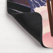 パラディスキ・タレンタイズ・バレー、フランス、スキーポスター。 マウスパッド (コーナー)