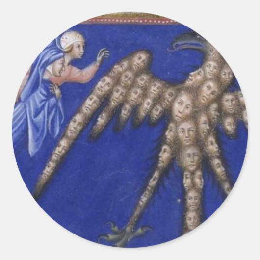 パラディソのイーグルとダンテ ラウンドシール (正面)