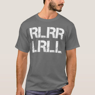 パラディドル RLRR LRLL ドラマー パーカッショニスト ドラム演奏 Tシャツ