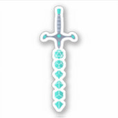 パラディンの玉剣Tabletop RPG シール (正面)