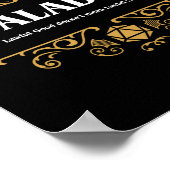 パラディンクラステーブルトップRPGゲーム ポスター (角)