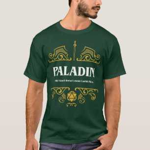 パラディンクラステーブルトップRPGゲーム Tシャツ