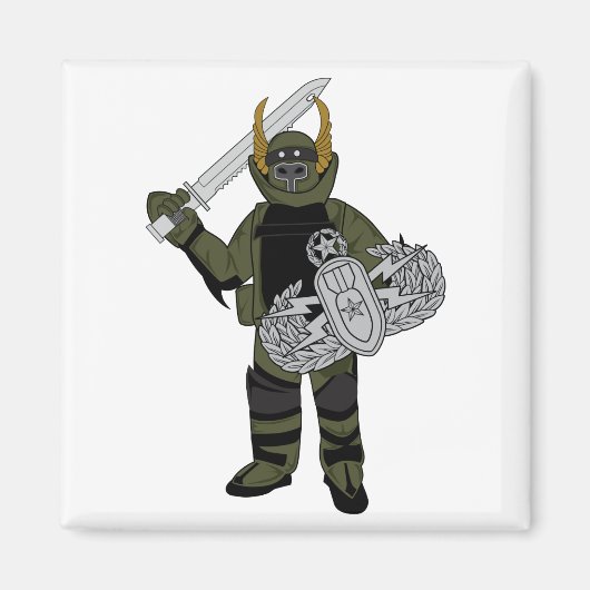 パラディン爆弾訴訟 マグネット (正面)