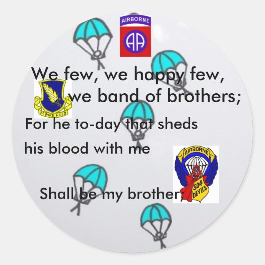 パラトパーおもしろいパー ラウンドシール (正面)