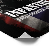 パラトロオペル空挺歩兵とタイ国旗。 ポスター (角)