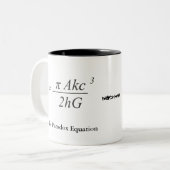 パラドックスの同等化 ツートーンマグカップ (正面左)