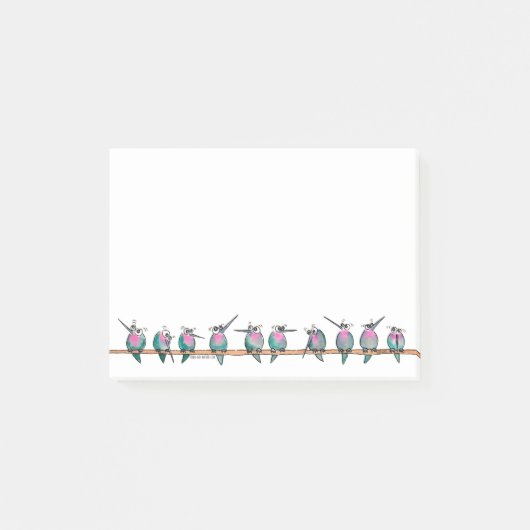 パラノイアのハチドリのポスト・イット ポストイット (正面)