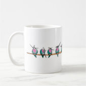 パラノイアのハチドリのマグ コーヒーマグカップ (左)