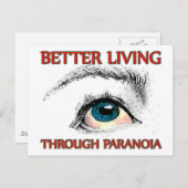 パラノイアを通じた生活の改善 ポストカード (正面/裏面)