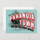 パラノイアタウンからの挨拶 ポストカード (正面/裏面)