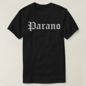 パラノ Tシャツ (デザイン正面)