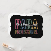 パラパラ対人教育者の最初の日戻り カード (正面/裏面インサイチュ)