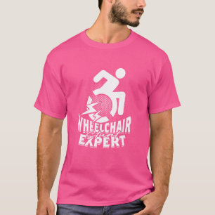 パラプレジック車椅子障害車いすスタントEx Tシャツ