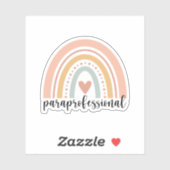 パラプロフェショナルギフト、パラ先生レインボー シール (シート)