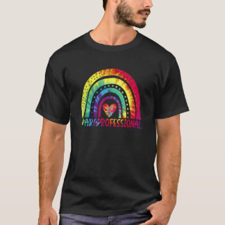 パラプロフェッショナルパラスクワッド絞り染めレインボーバックT Tシャツ