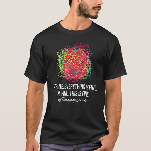 パラプロ教え助手先生補佐官 Tシャツ (正面)