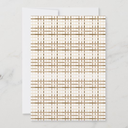 パラベイビーシャワーヴァケロニーニョペルソナライズダス 招待状 (裏面)