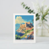 パラミディ要塞ナフプリオギリシャ旅行はがき ポストカード (スタンド正面)