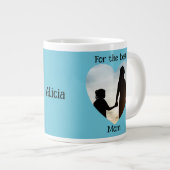 パラメジョールマママバイリンガルマザーズデイハート ジャンボコーヒーマグカップ (正面右)