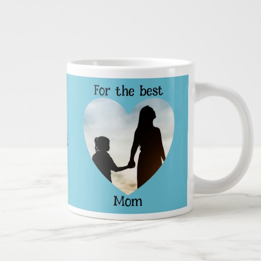 パラメジョールマママバイリンガルマザーズデイハート ジャンボコーヒーマグカップ (右)