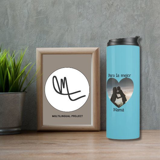 パラメジョールマママバイリンガルマザーズデイハート タンブラー