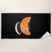 パラメトリーレトロヴィンテージ ビーチタオル (正面)