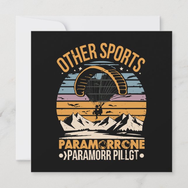 パラモトルパイロットパラモトリン (正面)