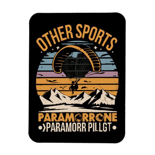 パラモトルパイロットパラモトリン マグネット (縦)