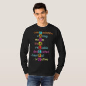 パラライフ対人教育者 Tシャツ (正面フル)