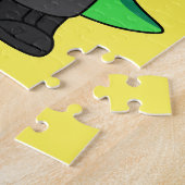 パララウロフォスイラストレーション交通監視員 ジグソーパズル (側面)