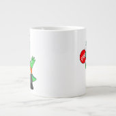 パララウロフォスイラストレーション交通監視員 ジャンボコーヒーマグカップ (正面)