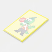 パララウロフォスイラストレーション交通監視員 ポストイット (アングル)