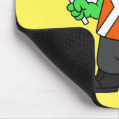 パララウロフォスイラストレーション交通監視員 マウスパッド (コーナー)