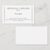 パラリガミニマルル名刺 名刺 (正面/裏面)