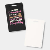 パラリーガルです バッジ (正面＆裏面)