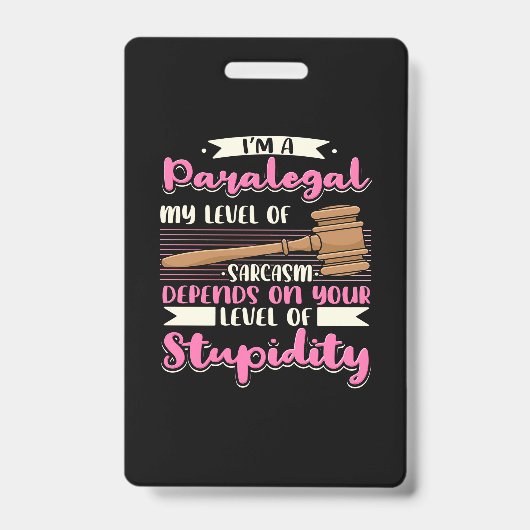 パラリーガルです バッジ (正面)