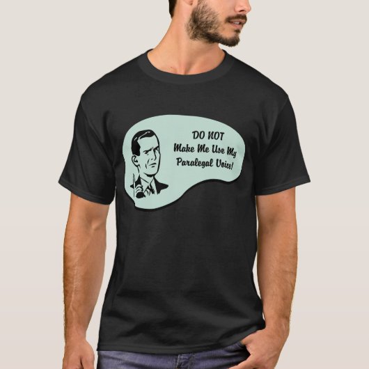 パラリーガルの声 Tシャツ (正面)